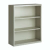 OfficeSource Steel Bookcase Collection 3 Shelf Metal Bookcase, 42'' High - Image 3