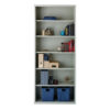 OfficeSource Steel Bookcase Collection 6 Shelf Metal Bookcase, 82'' High - Image 9