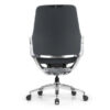 OfficeSource | Veneto | Executive Mid-Back Chair with Polished Aluminum Frame - Image 5