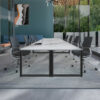 OfficeSource | Veneto | Executive Mid-Back Chair with Polished Aluminum Frame - Image 13