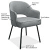 OfficeSource Kinsley Collection Modern Guest Chair with Black Metal Legs - Image 4