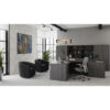 OfficeSource | Palma | High Back, Ribbed Mesh Task Chair & Headrest - Image 21