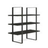 OfficeSource | Palisades | 38''H Open Bookcase Hutch