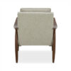 OfficeSource Mira Wood Arm Upholstered Lounge Chair - Image 5