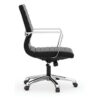 OfficeSource | Tre Lite Collection | Executive Mid Back Chair with Chrome Frame - Image 4