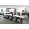 OfficeSource | OS Reception Tables | 24'' Round Clear Glass Top - Requires Base - Image 3