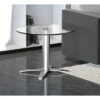OfficeSource | OS Reception Tables | 24'' Round Clear Glass Top - Requires Base - Image 6