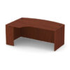 OfficeSource | OS Laminate | Bow Front Desk Shell with Left Corner Extension - Image 5