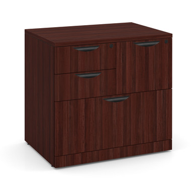 OfficeSource OS Laminate Lateral Files Combo Lateral File Cabinet - Image 4