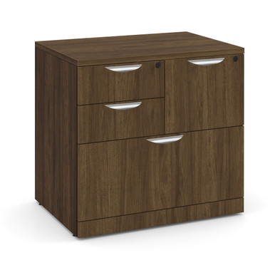 OfficeSource OS Laminate Lateral Files Combo Lateral File Cabinet - Image 6