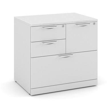 OfficeSource OS Laminate Lateral Files Combo Lateral File Cabinet - Image 7