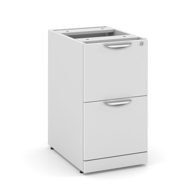 OfficeSource | OS Laminate | 2 Drawer Deluxe Full Pedestal - File/File - Image 7