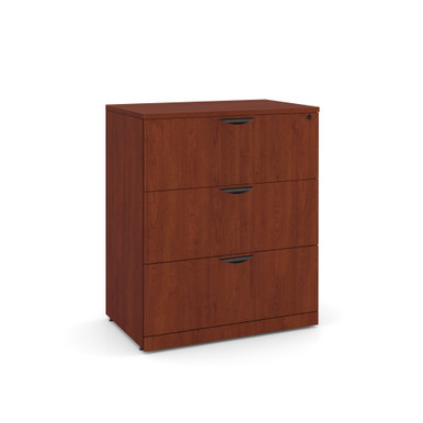 OfficeSource | OS Laminate Lateral Files | 3 Drawer Lateral File Cabinet - Image 7
