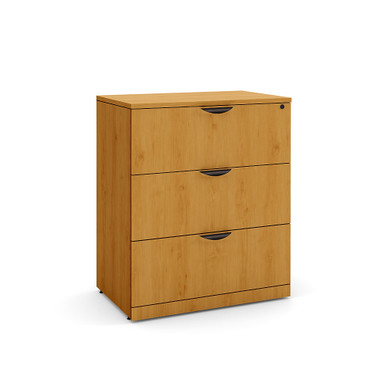 OfficeSource | OS Laminate Lateral Files | 3 Drawer Lateral File Cabinet - Image 9