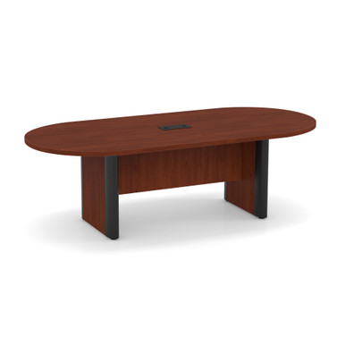 OfficeSource | OS Conference Tables | Racetrack Conference Table with Elliptical Base - Image 4