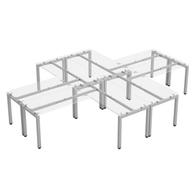 OfficeSource | Variant | 48''D Multi-Person Workstation - Unite Style