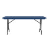 OfficeSource | Colorful Blow Mold Folding Tables | Fixed Height Blow Mold Table - 60'' x 30'' - Image 3