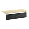 OfficeSource | StandUp Standing Desk Collection | Metal Perforated Modesty Panel - 65''W - Image 4