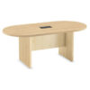 Racetrack Conference Table with Slab Base - Image 6