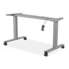 OfficeSource | StandUp Standing Desk Collection | Pneumatic Height Adjustable Base with Casters - 60''W x 30''D - Image 2