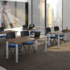 OfficeSource Variant Collection Square Single Post Leg - Image 3