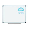 OfficeSource ViZual Collection Magnetic Porcelain Dry-Erase Board with Aluminum Frame - 48'' x 72'' - Image 2