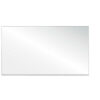OfficeSource SafeGuard Barrier Collection Clear Acrylic Screen with Square Edges - 66''W x 24''H - Image 2