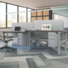 OfficeSource | StandUp Standing Desk | Dual HAT Benching Base - Image 3