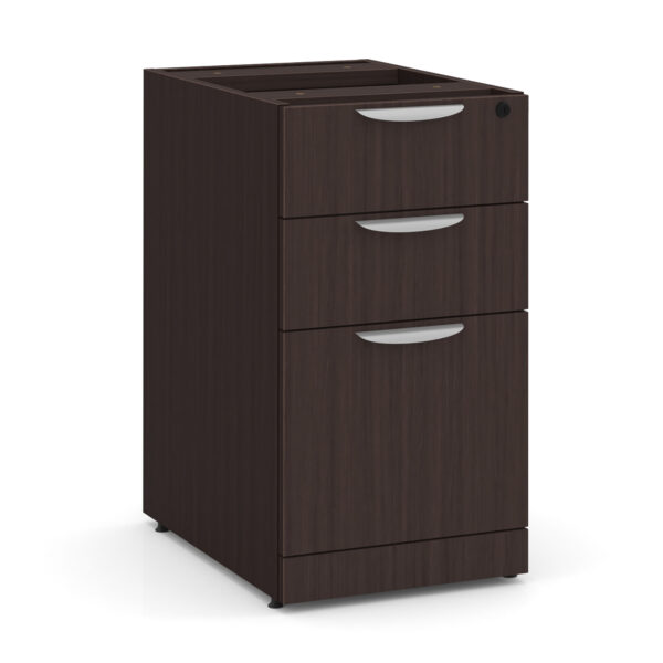 OfficeSource | OS Laminate | 3 Drawer Deluxe Full Pedestal - Box/Box/File - Image 16