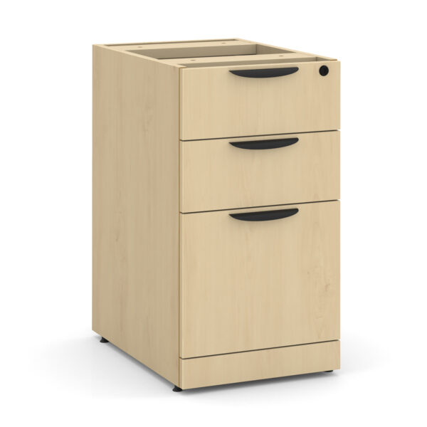 OfficeSource | OS Laminate | 3 Drawer Deluxe Full Pedestal - Box/Box/File - Image 16