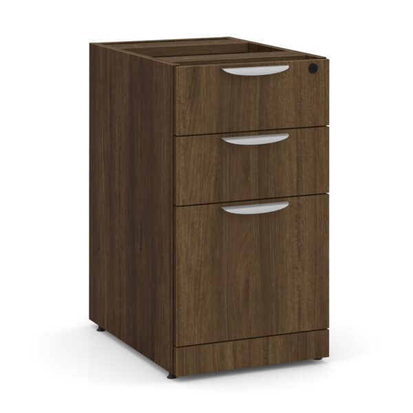 OfficeSource | OS Laminate | 3 Drawer Deluxe Full Pedestal - Box/Box/File - Image 16