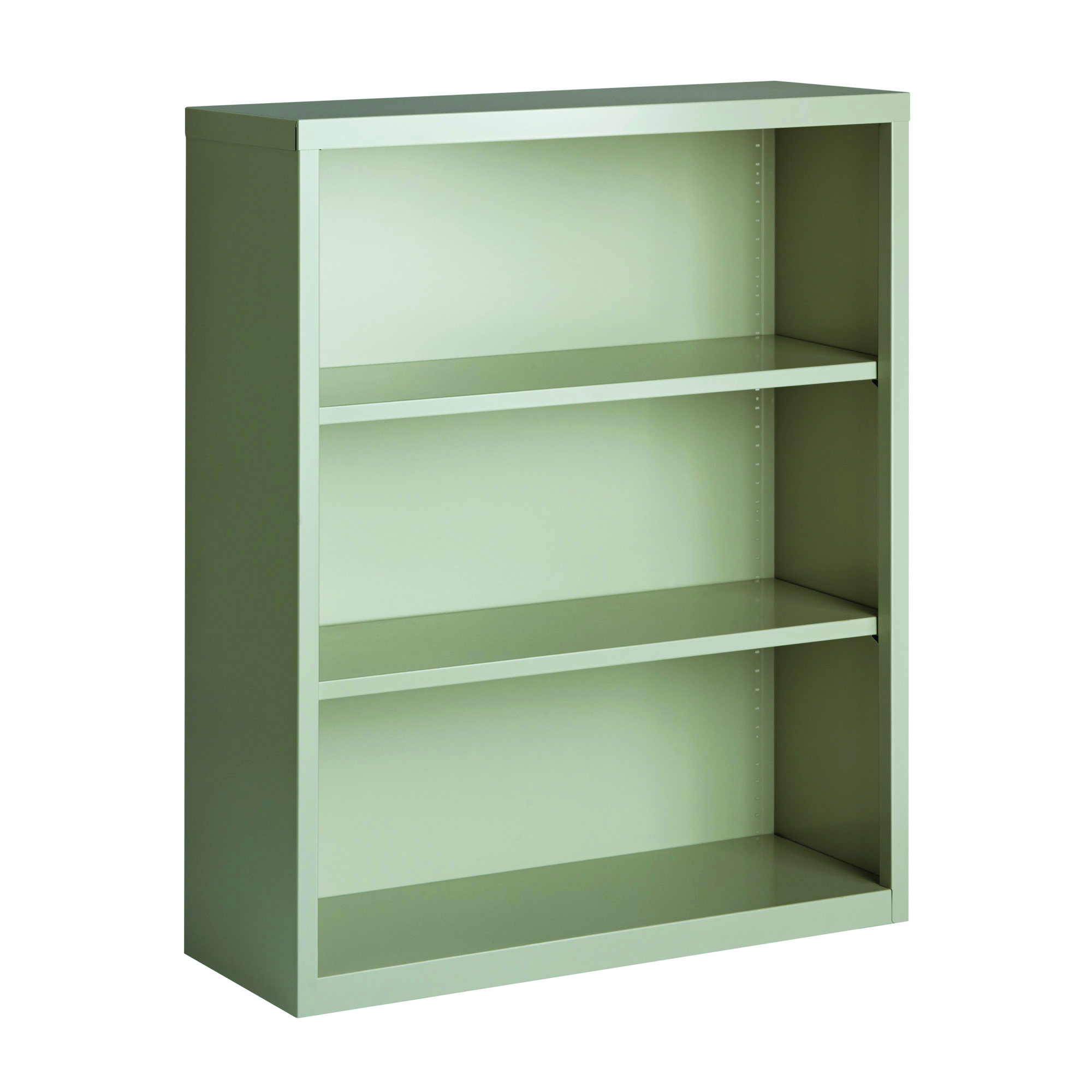 OfficeSource Steel Bookcase Collection 3 Shelf Metal Bookcase, 42'' High - Image 10