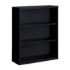 OfficeSource Steel Bookcase Collection 3 Shelf Metal Bookcase, 42'' High - Image 10