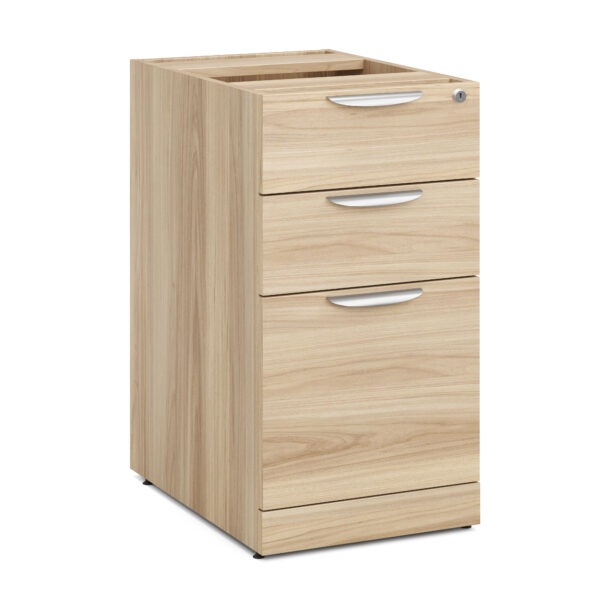 OfficeSource | OS Laminate | 3 Drawer Deluxe Full Pedestal - Box/Box/File - Image 16