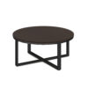 OfficeSource | Kora | 36'' Round Quartz Occasional Table with Black Metal Base - Image 13