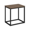 OfficeSource | Lenox | 22'' x 16'' Rectangular Quartz Top Side Table with Black Metal Base - Image 15