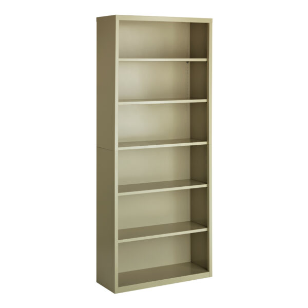 OfficeSource Steel Bookcase Collection 6 Shelf Metal Bookcase, 82'' High - Image 10