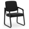 OfficeSource | Value Collection | Sled Base Guest Chair with Antimicrobial Vinyl Upholstery and Black Frame - Image 12