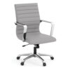 OfficeSource | Tre Lite Collection | Executive Mid Back Chair with Chrome Frame - Image 11