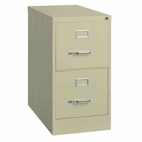 OfficeSource Steel Vertical File Collection 2 Drawer Vertical File Cabinet, 25'' Deep, Letter - Image 10