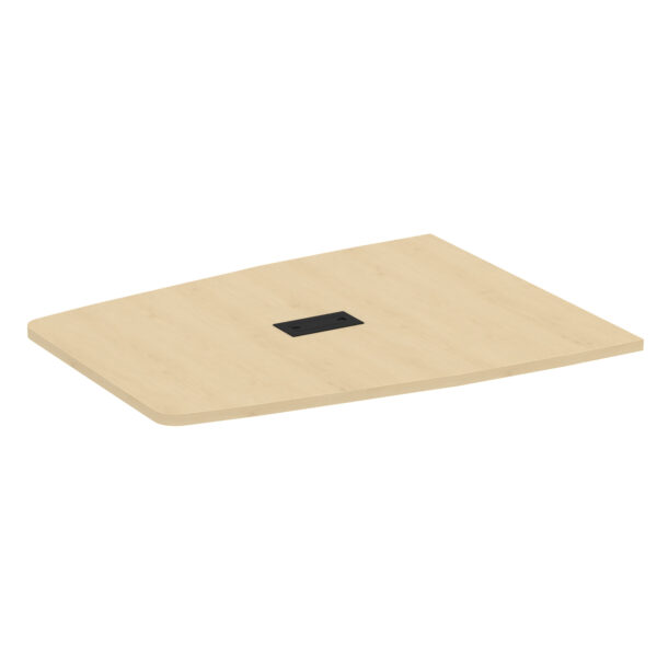 OfficeSource | Conference/Multi-Purpose Tables | Half Boat Shape Top - Requires Base - 60.5'' - Image 12