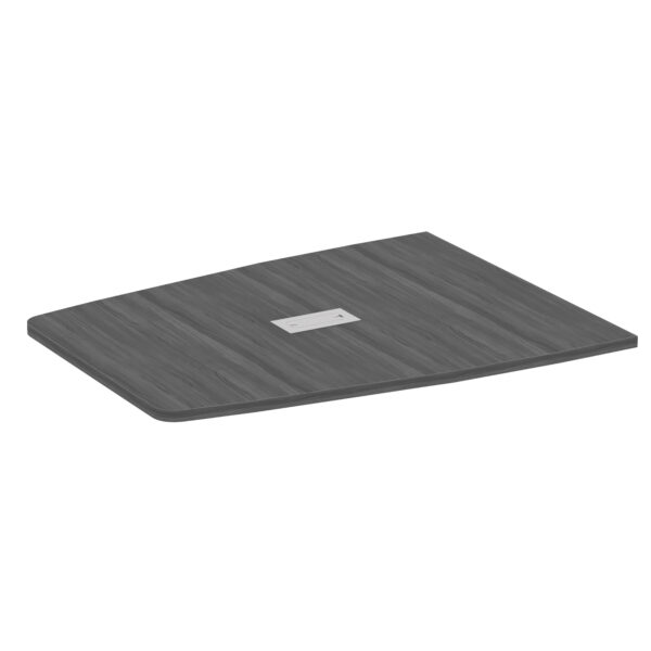 OfficeSource | Conference/Multi-Purpose Tables | Half Boat Shape Top - Requires Base - 60.5'' - Image 12