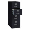 OfficeSource Steel Vertical File Collection 4 Drawer Vertical File Cabinet, 26.5'' Deep, Legal - Image 9