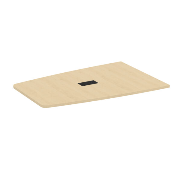 OfficeSource | Conference/Multi-Purpose Tables | Half Boat Shape Top - Requires Base - Image 13