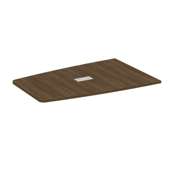 OfficeSource | Conference/Multi-Purpose Tables | Half Boat Shape Top - Requires Base - Image 13