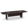 OfficeSource | OS Conference Tables | Boat Shaped Conference Table with Elliptical Base - 10' - Image 7