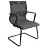OfficeSource | Franklin Collection | Mesh Guest Chair with Sled Base - Image 5
