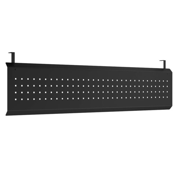 OfficeSource | StandUp Standing Desk Collection | Metal Perforated Modesty Panel - 65''W - Image 6