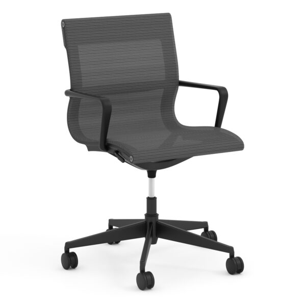 OfficeSource | Franklin Collection | Mesh Swivel Chair with Black Frame - Image 14