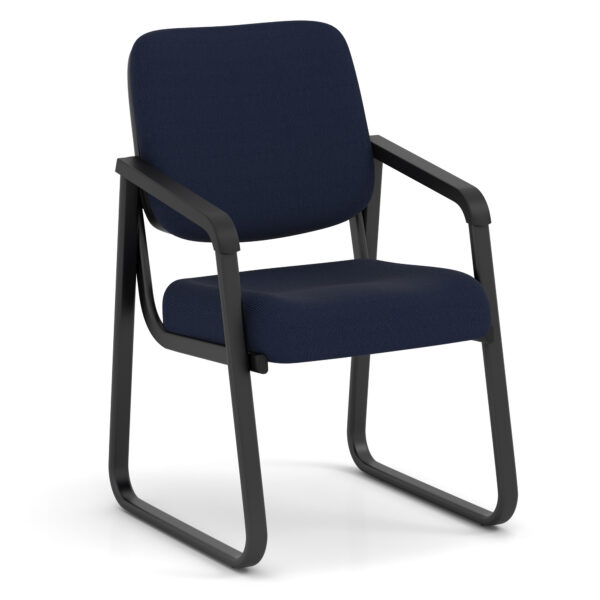 OfficeSource | Value Collection | Sled Base Guest Chair with Black Frame - Image 11